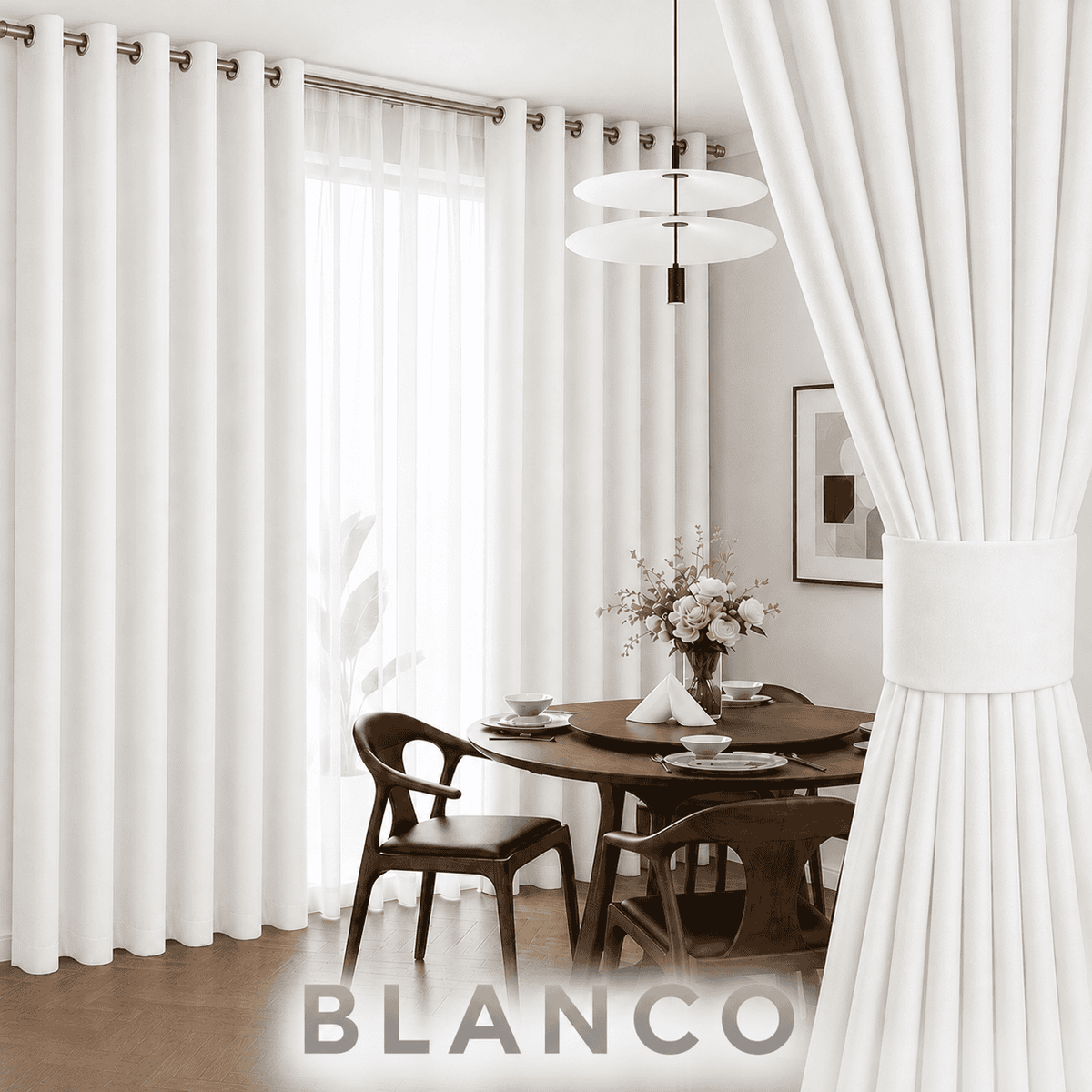 CORTINAS BLACKOUT ANTILUZ CON ARGOLLA