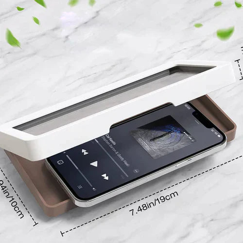 SOPORTE DE CELULAR PARA EL BAÑO Y COCINA RESISTENTE AL AGUA ORIGINAL® | ⭐⭐⭐⭐⭐ - De Shopping Store