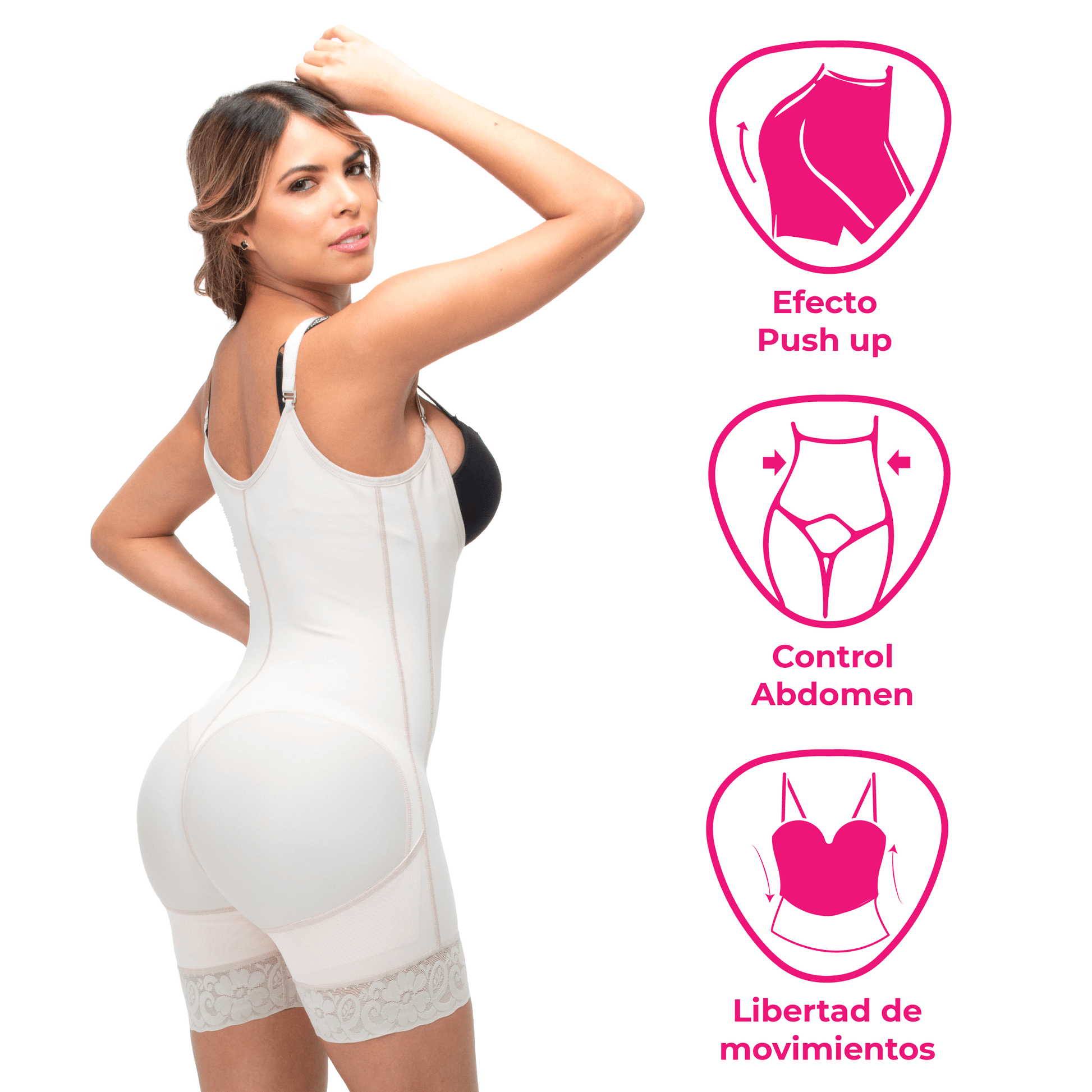 FAJA CONTROL ABDOMEN LEVANTA COLA - De Shopping Store