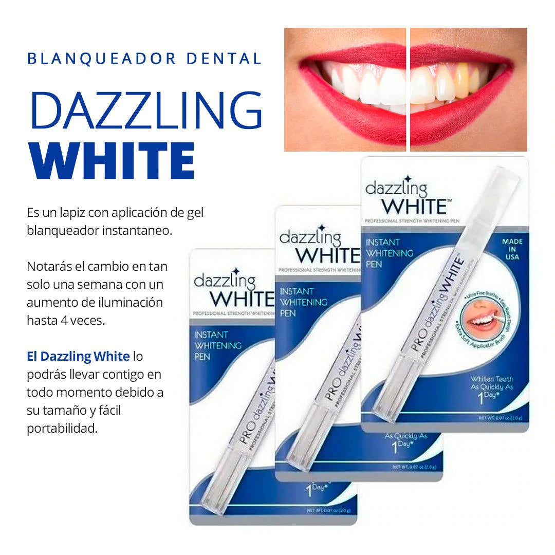 BLANQUEADOR DENTAL DAZZLING WHITE 👄 - De Shopping Store