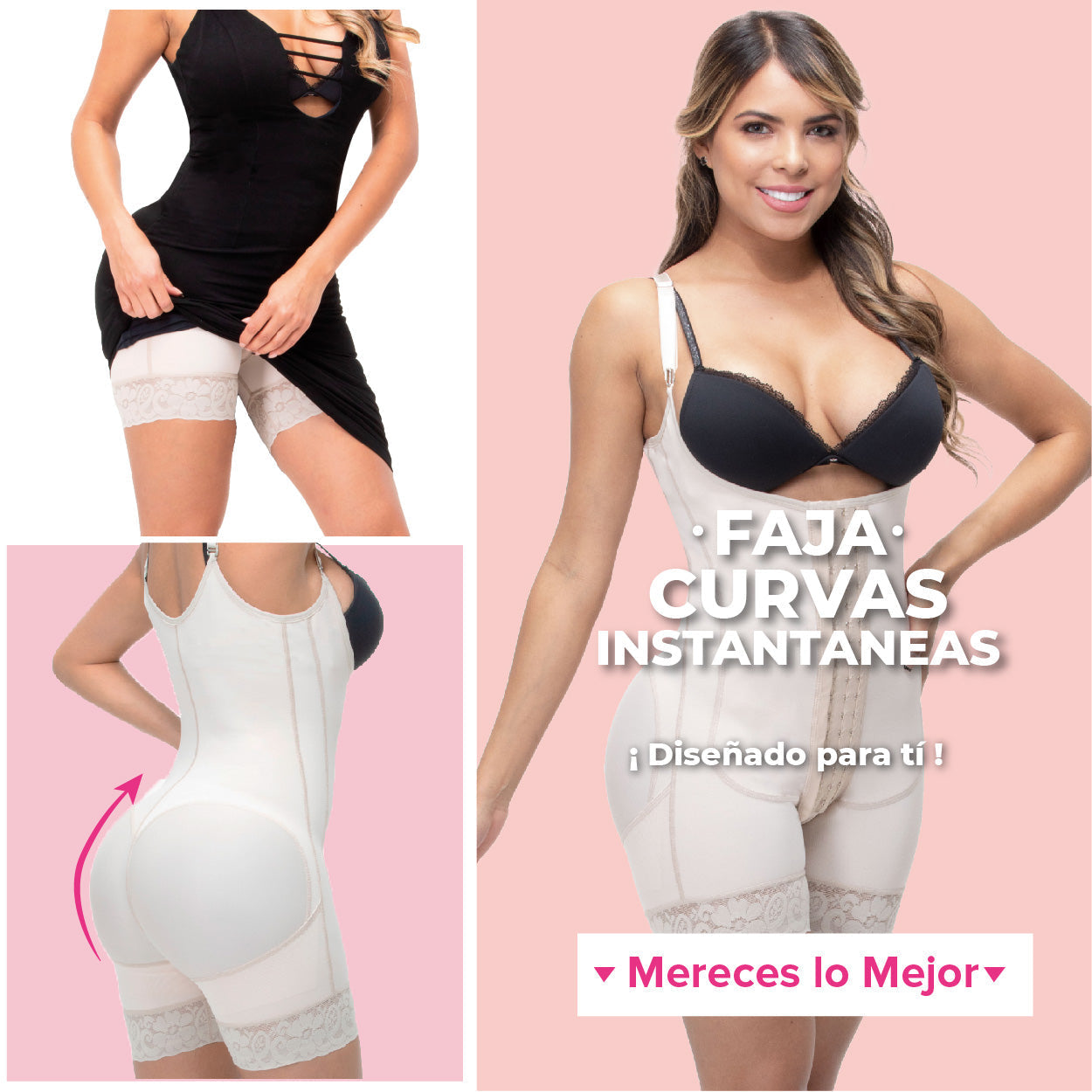 FAJA CONTROL ABDOMEN LEVANTA COLA - De Shopping Store