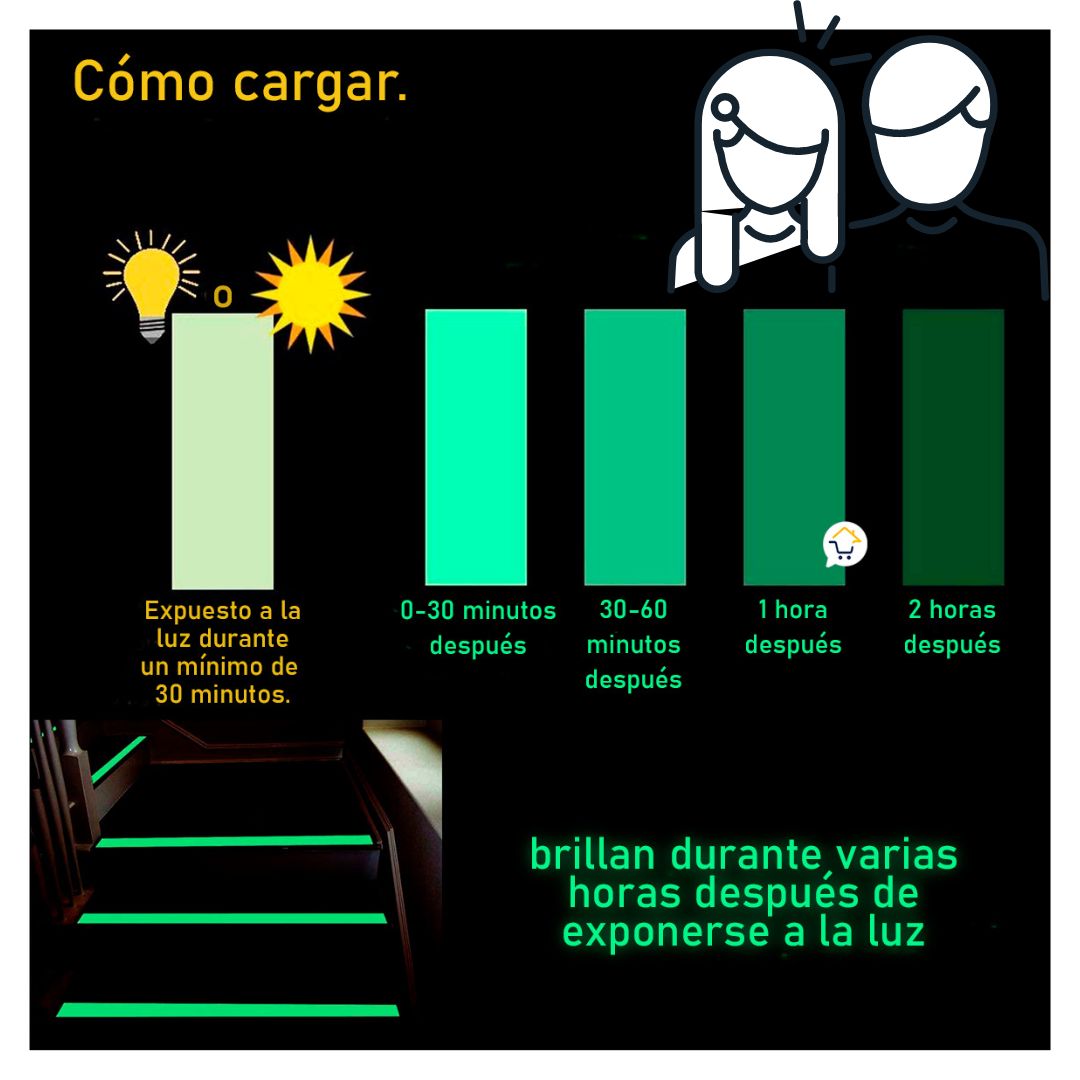 CINTA ADHESIVA FLUORESCENTE 3M 🟢 - De Shopping Store
