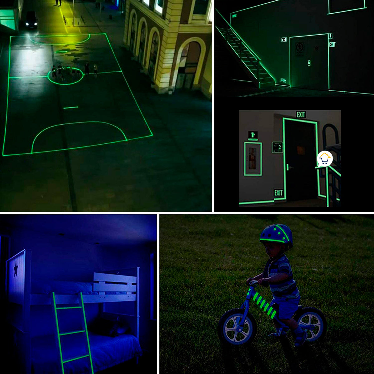CINTA ADHESIVA FLUORESCENTE 3M 🟢 - De Shopping Store