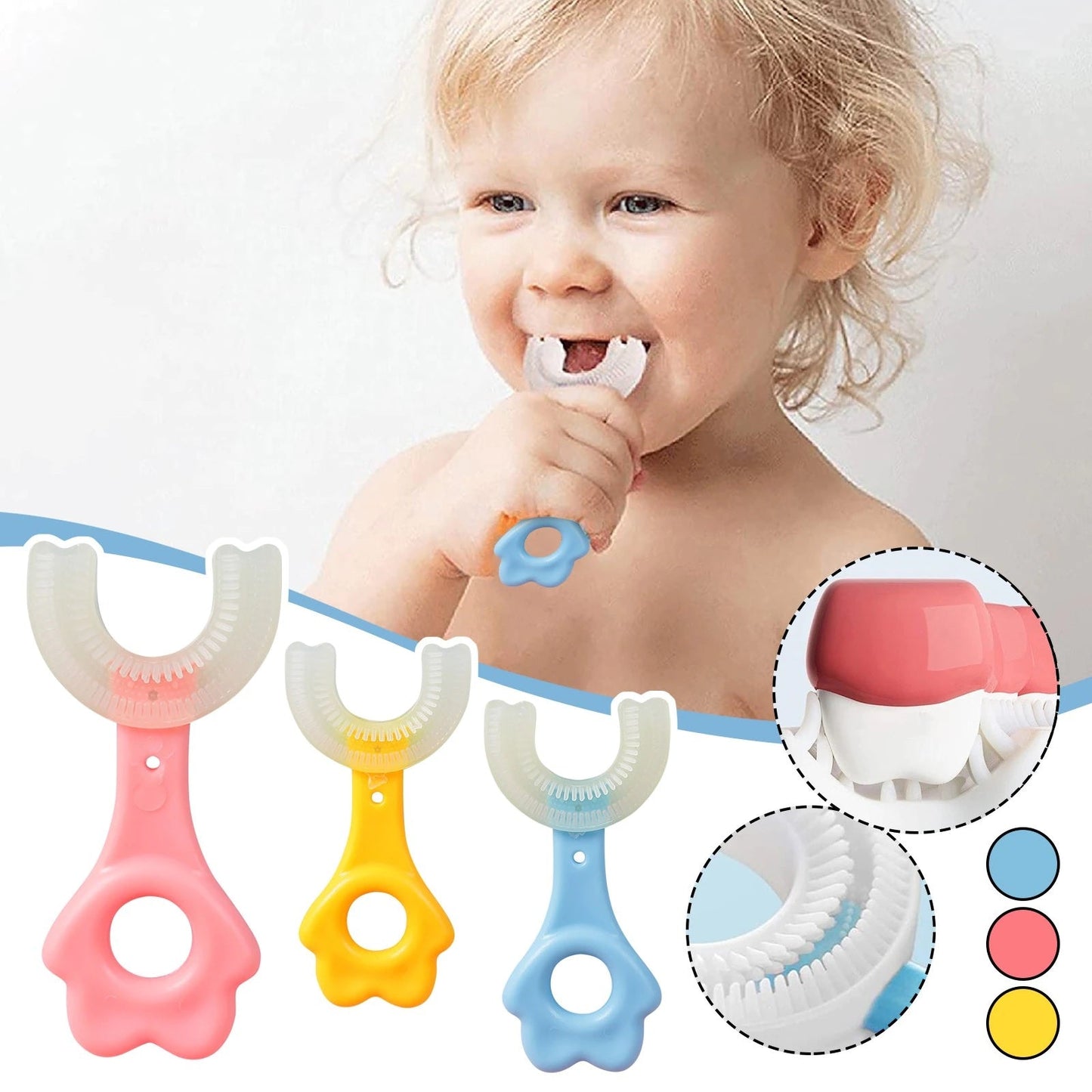 Cepillo de dientes 360° para niños 🦷 - De Shopping Store