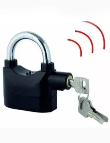 CANDADO DE SEGURIDAD CON ALARMA PARA MOTO Y PUERTAS (SIRENA) - De Shopping Store