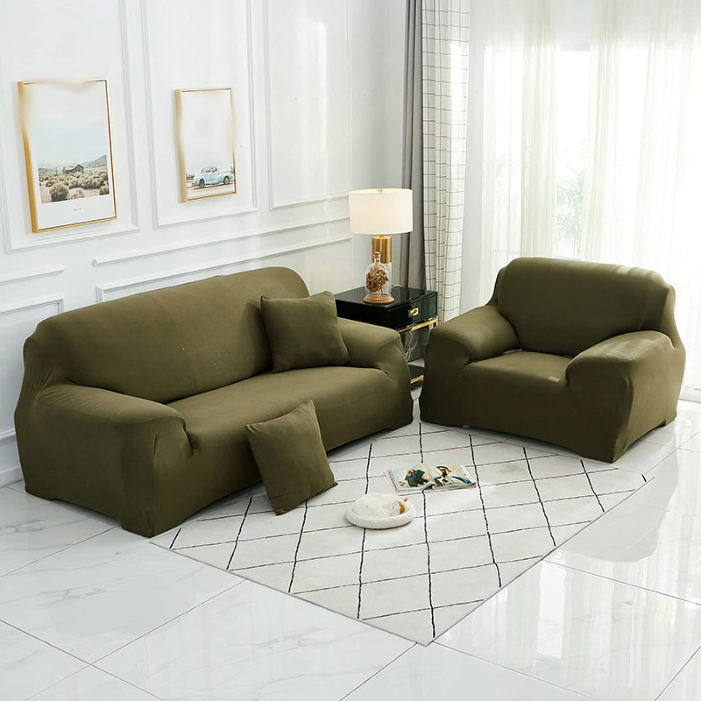 PROTECTOR DE SOFA ELASTICO AJUSTABLE