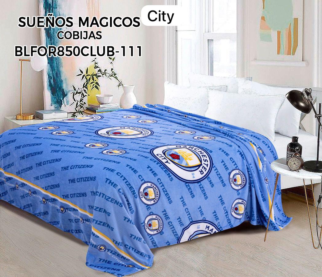 COBIJAS PIEL DE GANSO CLUBES DE FUTBOL PREMIUN