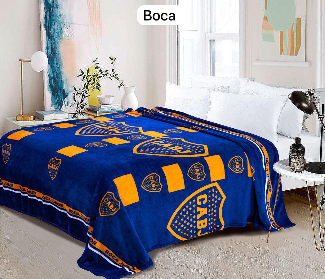 COBIJAS PIEL DE GANSO CLUBES DE FUTBOL PREMIUN