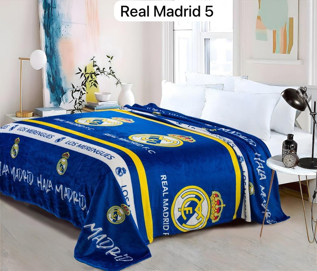 COBIJAS PIEL DE GANSO CLUBES DE FUTBOL PREMIUN