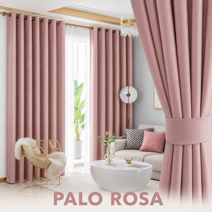 CORTINAS BLACKOUT ANTILUZ CON ARGOLLA