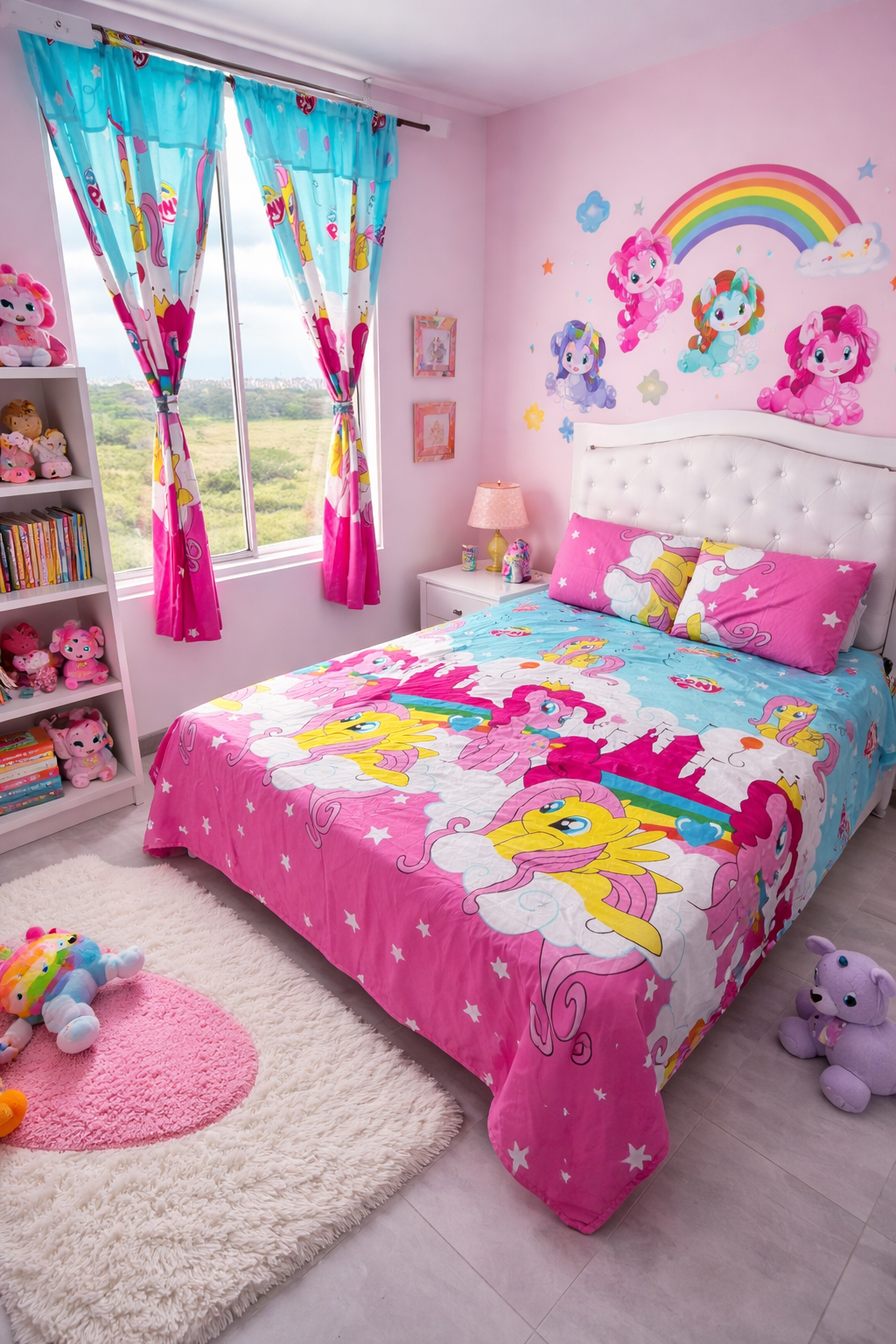 COMBO JUEGOS DE SABANAS + CORTINAS INFANTIL