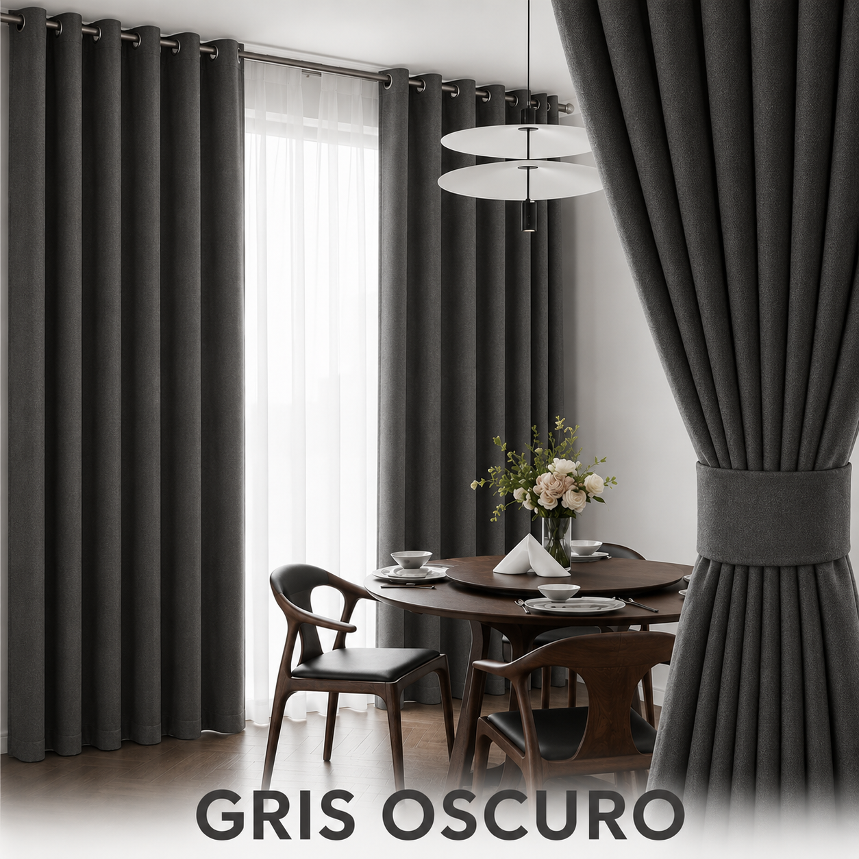 CORTINAS BLACKOUT ANTILUZ CON ARGOLLA