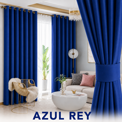 CORTINAS BLACKOUT ANTILUZ CON ARGOLLA