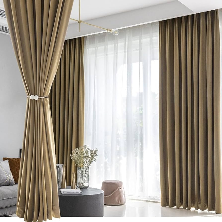 CORTINAS JACQUARD ANTILUZ 280 CM ANCHO X 220 CM ALTO