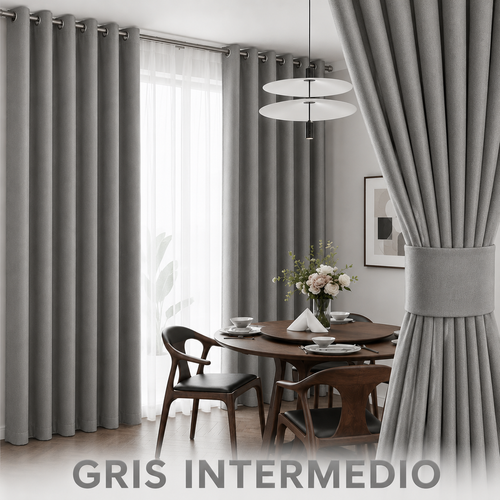 CORTINAS BLACKOUT ANTILUZ CON ARGOLLA