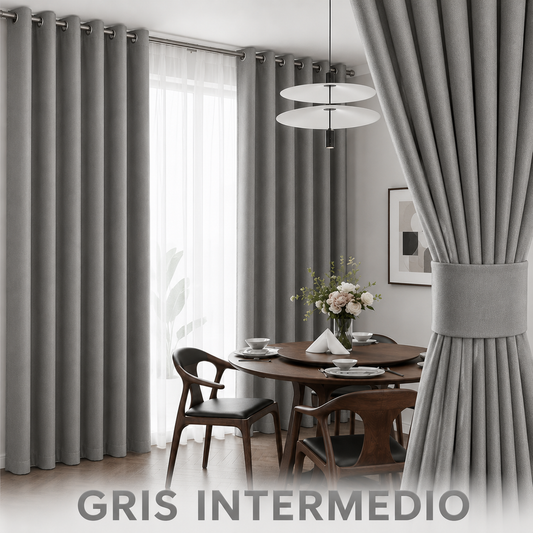 CORTINAS BLACKOUT ANTILUZ CON ARGOLLA