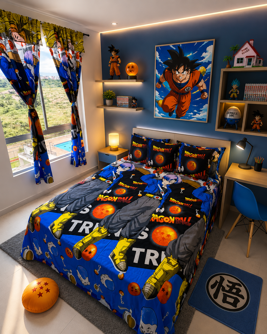COMBO JUEGOS DE SABANAS CON CORTINAS INFANTIL