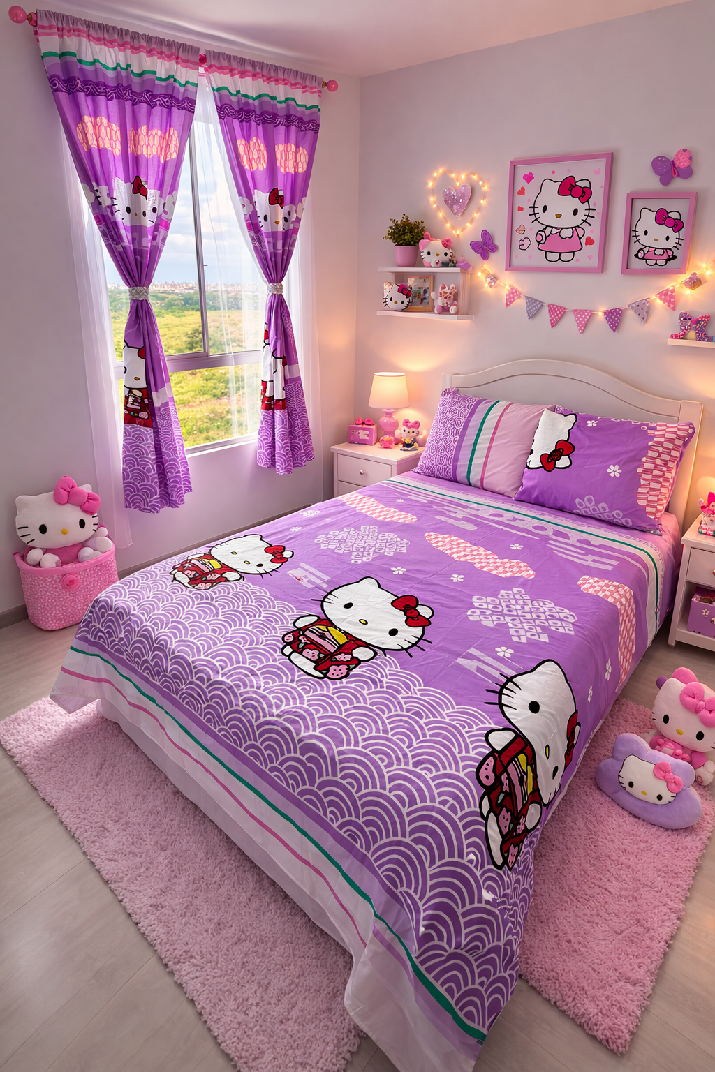 COMBO JUEGOS DE SABANAS + CORTINAS INFANTIL