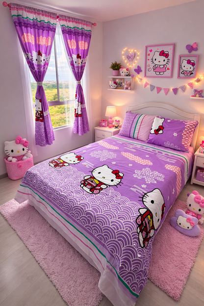 COMBO JUEGOS DE SABANAS + CORTINAS INFANTIL