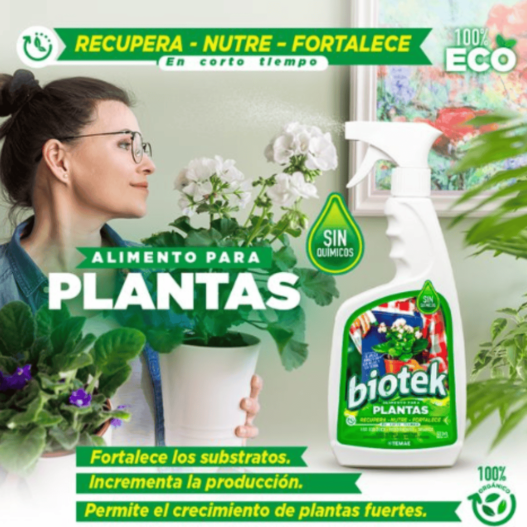 BIOTEK ALIMENTO PARA PLANTAS 🌳 - De Shopping Store