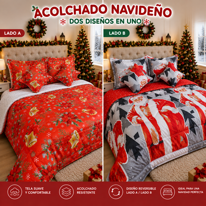 ACOLCHADOS NAVIDEÑOS DOBLE FAZ