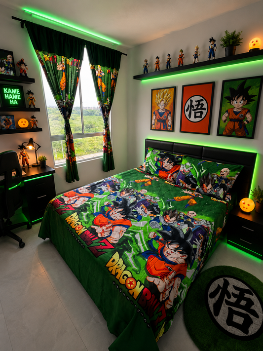 COMBO JUEGOS DE SABANAS CON CORTINAS INFANTIL