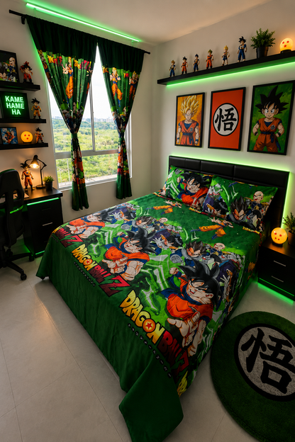 COMBO JUEGOS DE SABANAS CON CORTINAS INFANTIL