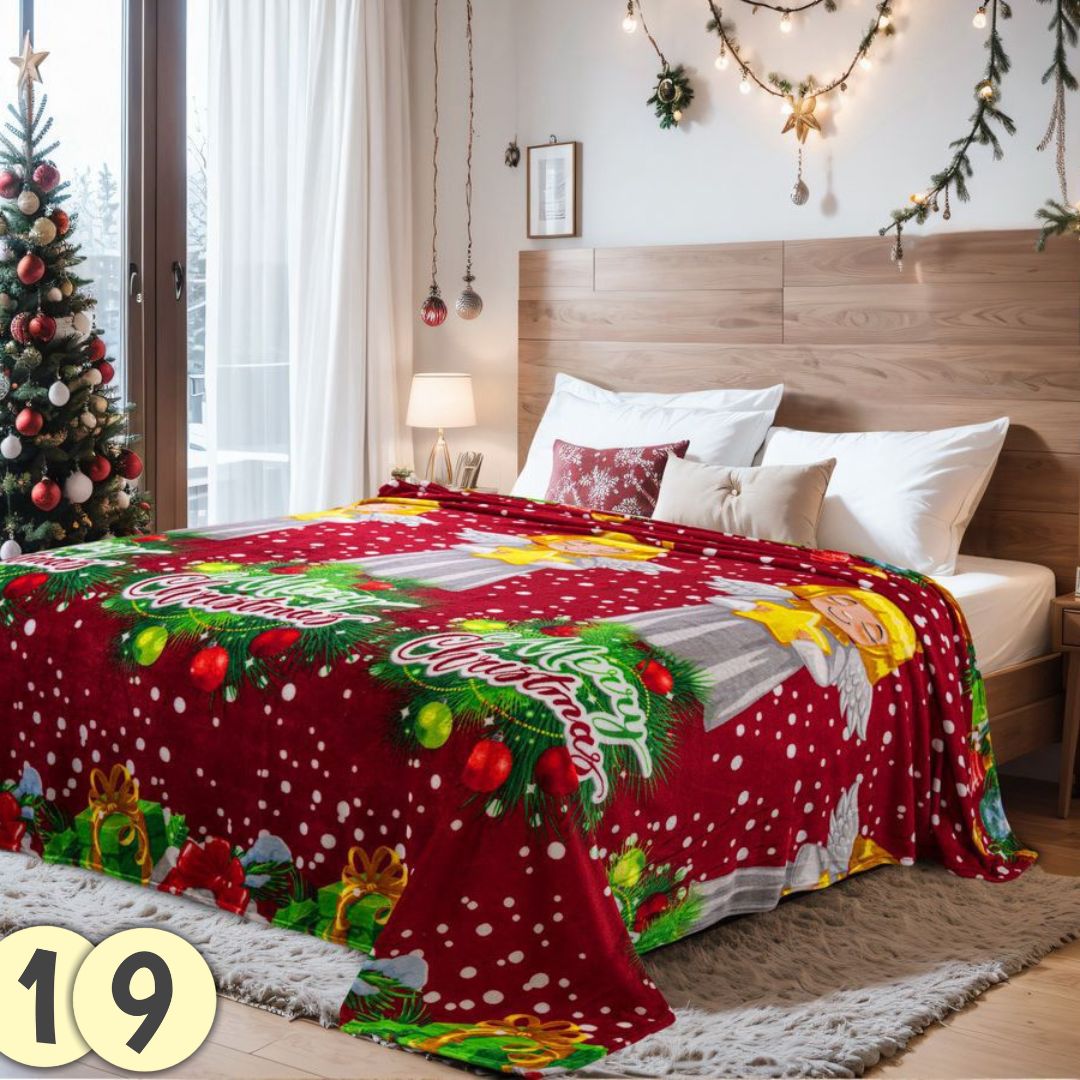 COBIJAS PIEL DE GANSO NAVIDEÑO 2025