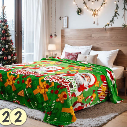 COBIJAS PIEL DE GANSO NAVIDEÑO 2025