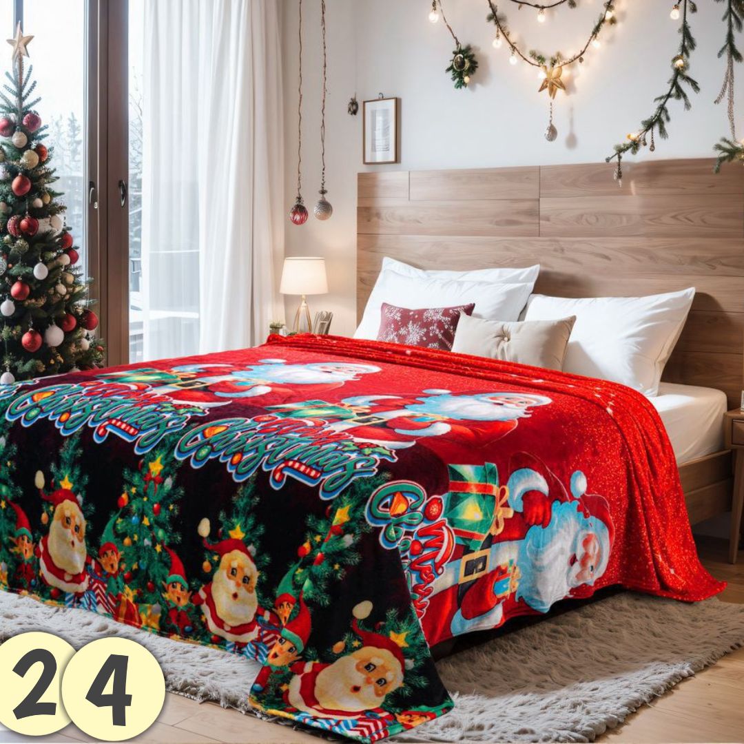 COBIJAS PIEL DE GANSO NAVIDEÑO 2025