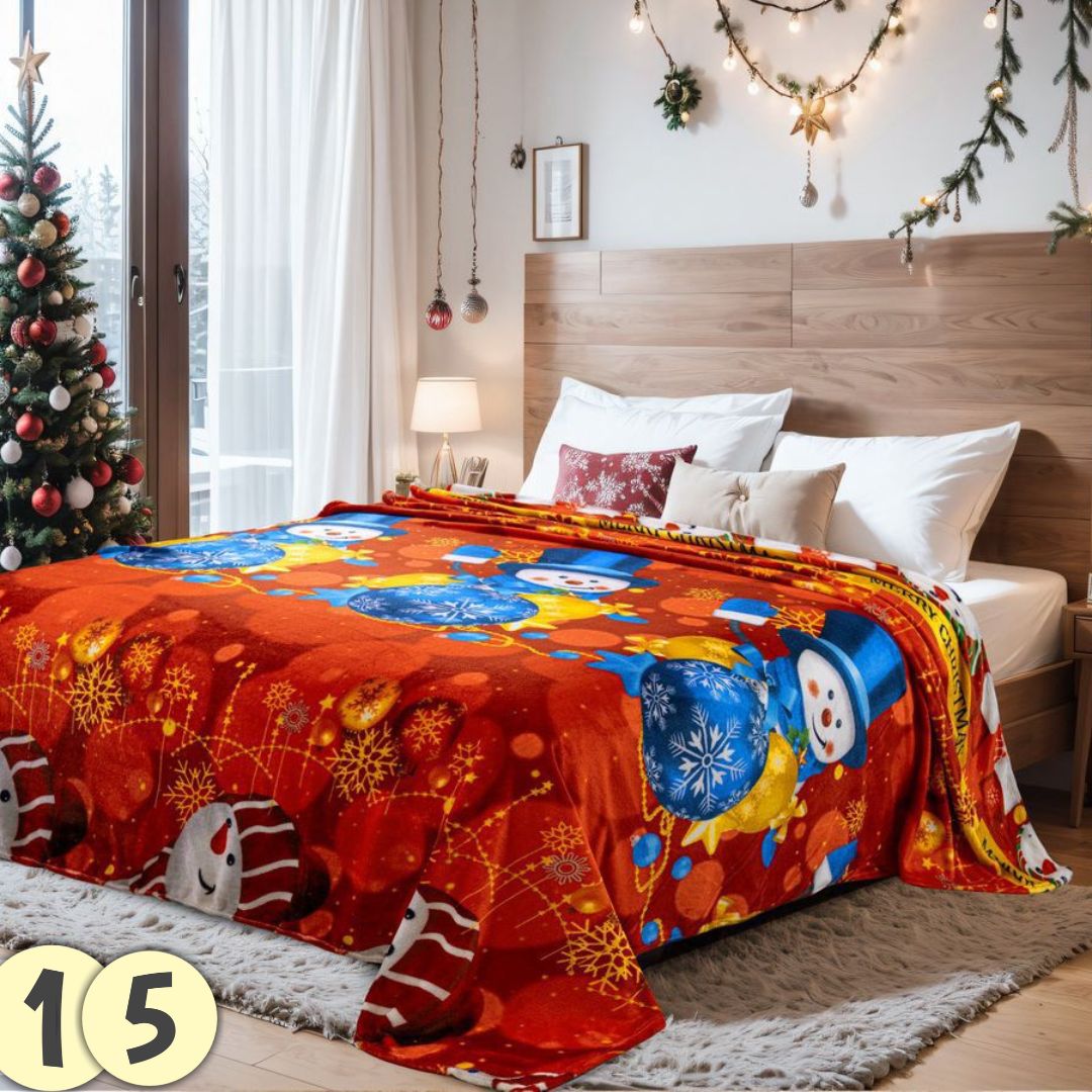 COBIJAS PIEL DE GANSO NAVIDEÑO 2025