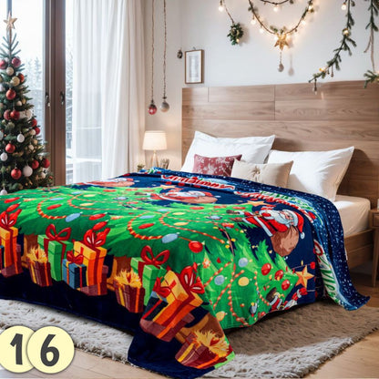 COBIJAS PIEL DE GANSO NAVIDEÑO 2025