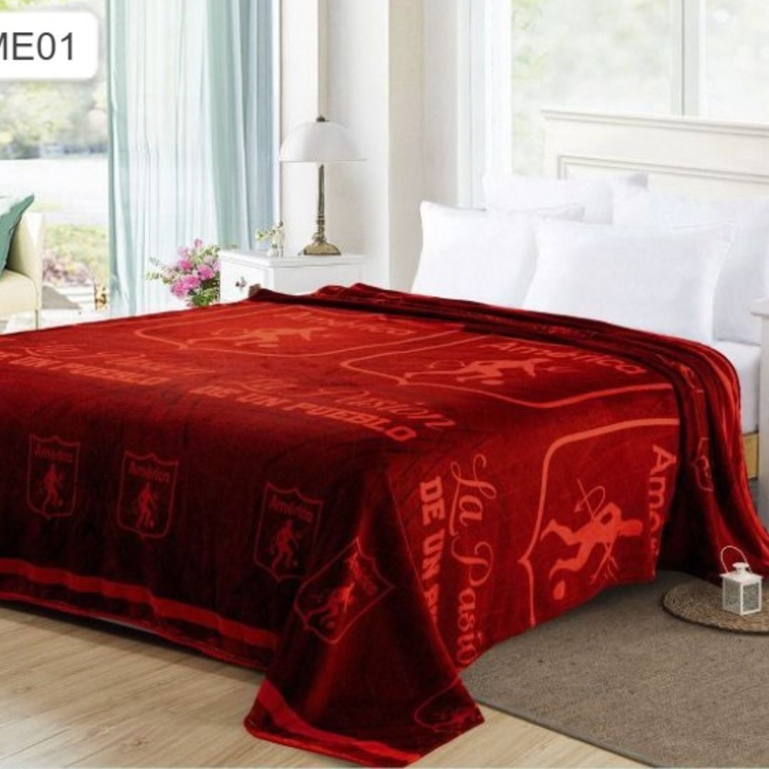 COBIJAS PIEL DE GANSO CLUBES DE FUTBOL PREMIUN