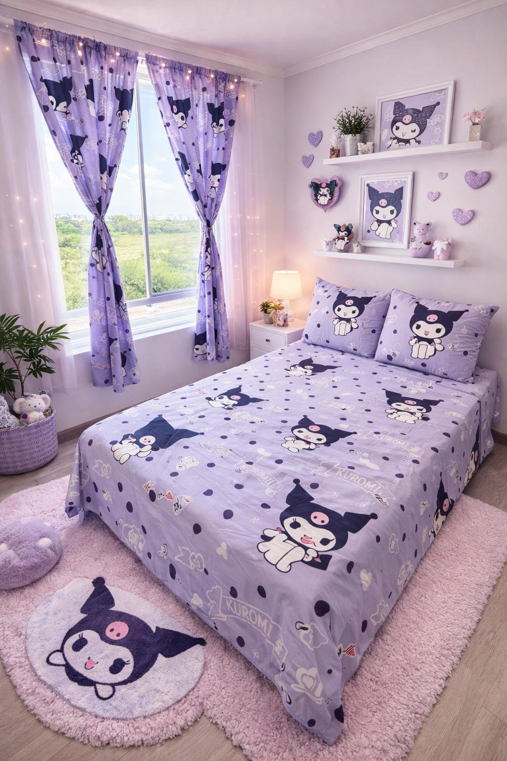 COMBO JUEGOS DE SABANAS CON CORTINAS INFANTIL