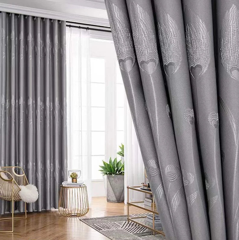 CORTINAS JACQUARD ANTILUZ 280 CM ANCHO X 220 CM ALTO