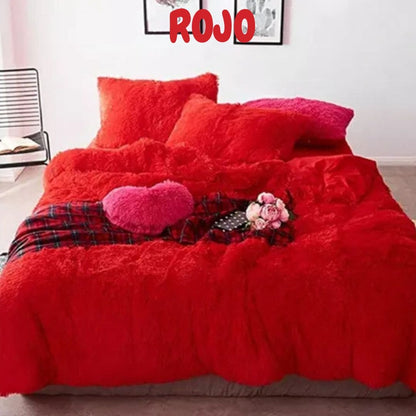 EDREDONES PIEL DE GANSO (INCLUYE 2 FUNDAS ALMOHADAS Y 2 COJINES)