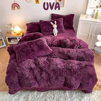 EDREDONES PIEL DE GANSO (INCLUYE 2 FUNDAS ALMOHADAS Y 2 COJINES)