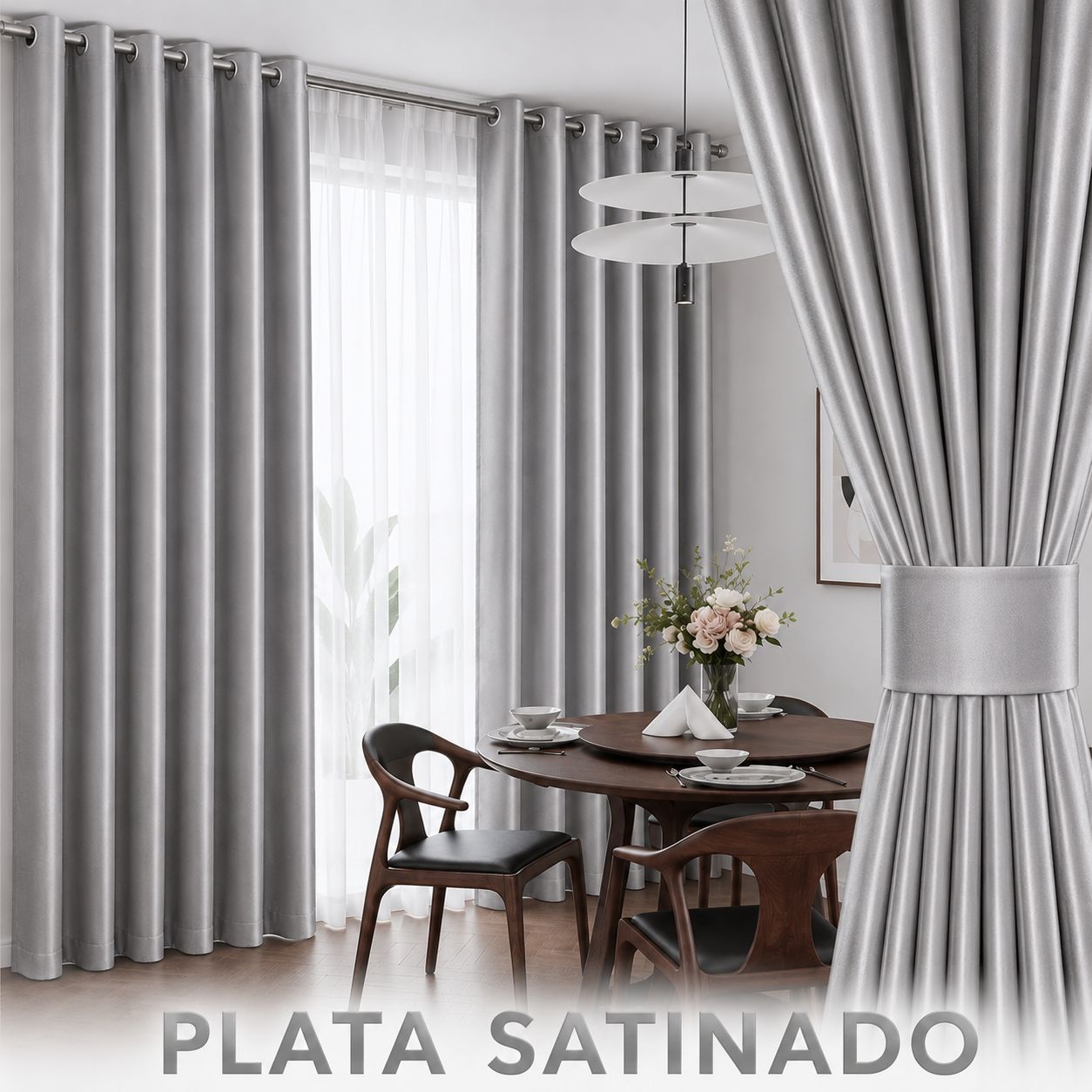 CORTINAS BLACKOUT ANTILUZ CON ARGOLLA