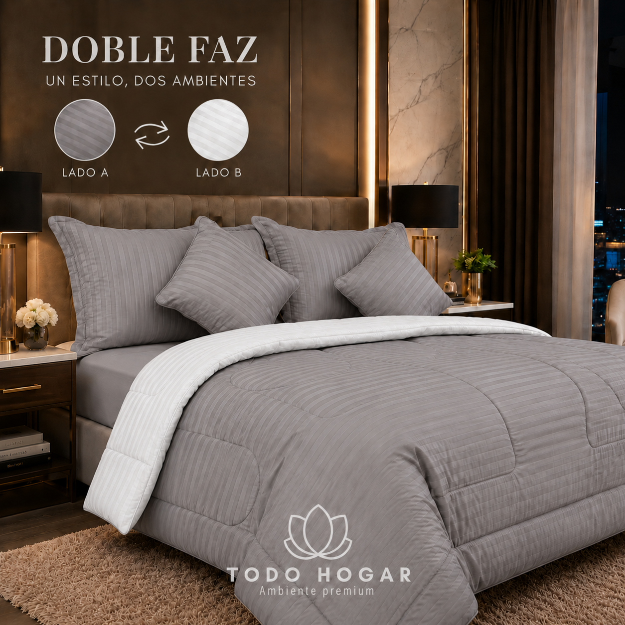 SUPER COMBO EDREDON ACOLCHADO + SABANAS 800 HILOS CON OBSEQUIO 2 ALMOHADAS