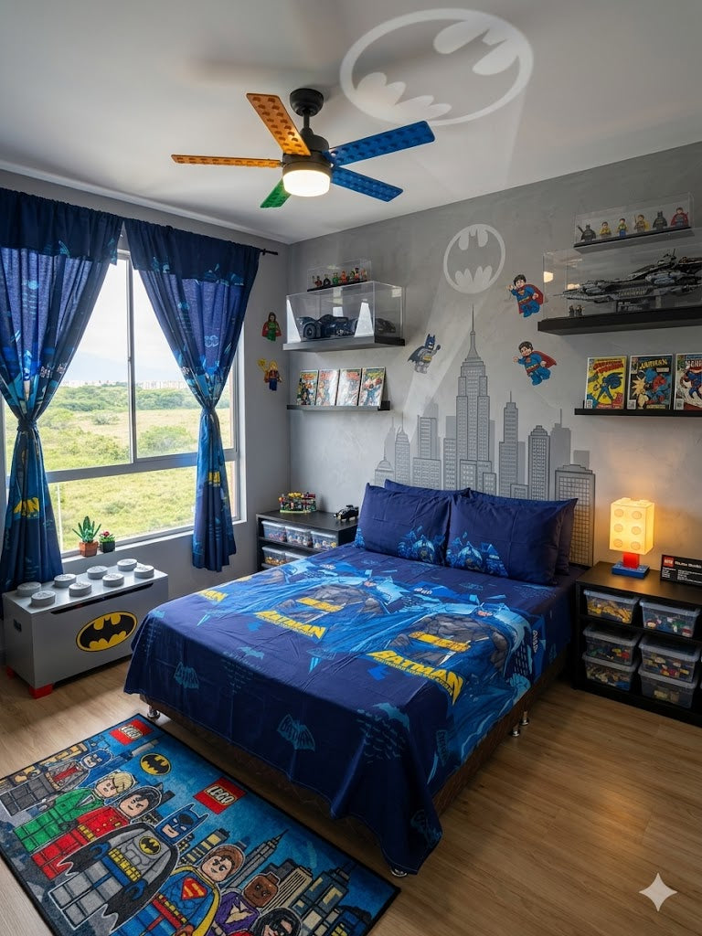COMBO JUEGOS DE SABANAS CON CORTINAS INFANTIL