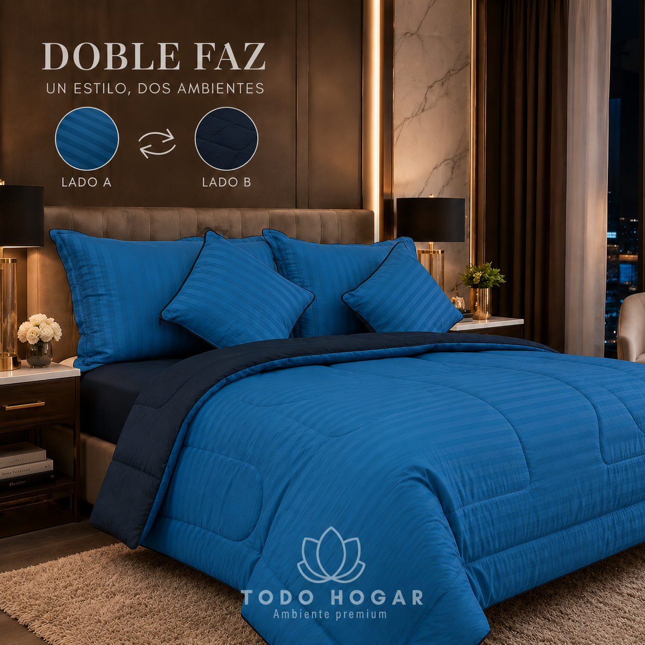 SUPER COMBO EDREDON ACOLCHADO + SABANAS 800 HILOS CON OBSEQUIO 2 ALMOHADAS
