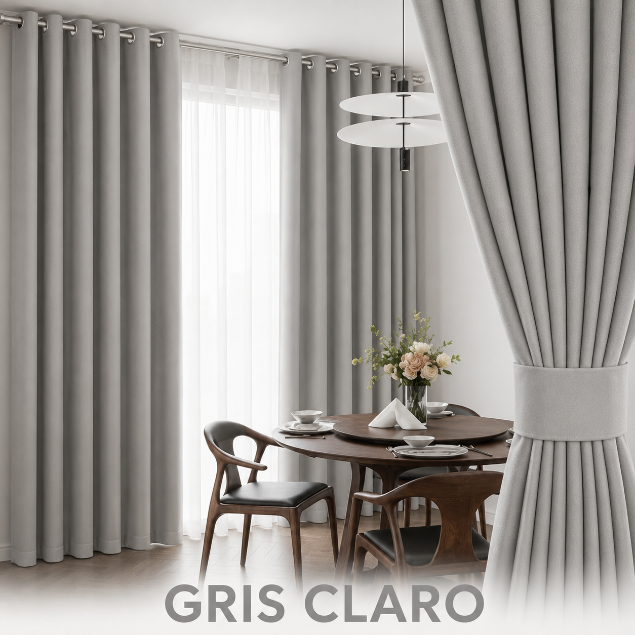 CORTINAS BLACKOUT ANTILUZ CON ARGOLLA