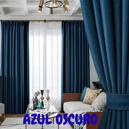 CORTINAS BLACKOUT ANTILUZ CON ARGOLLA