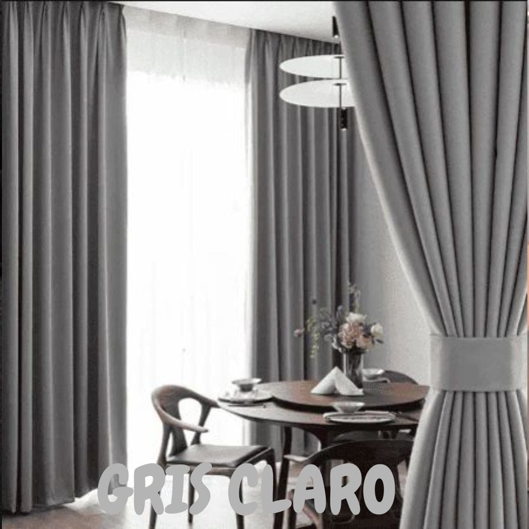 CORTINAS BLACKOUT ANTILUZ CON ARGOLLA