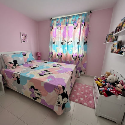 COMBO JUEGOS DE SABANAS + CORTINAS INFANTIL