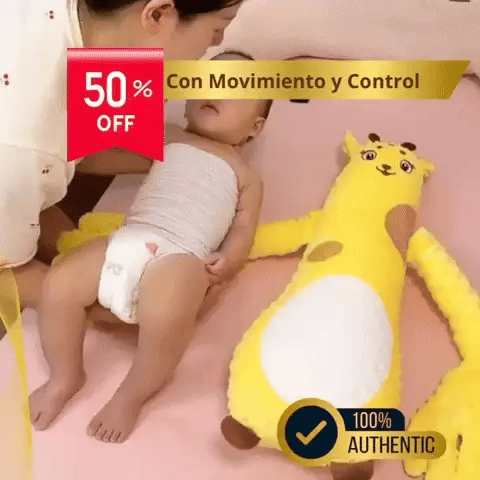 ALMOHADA PELUCHE ARRULLADORA PARA BEBES CON CONTROL REMOTO