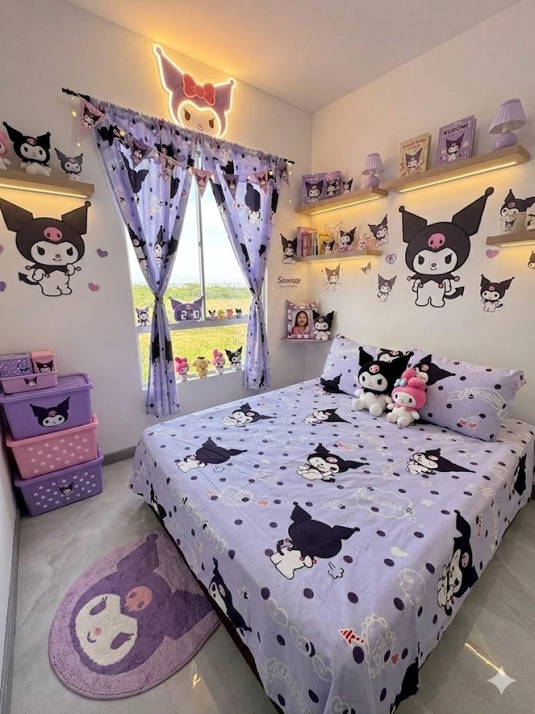 COMBO JUEGOS DE SABANAS CON CORTINAS INFANTIL