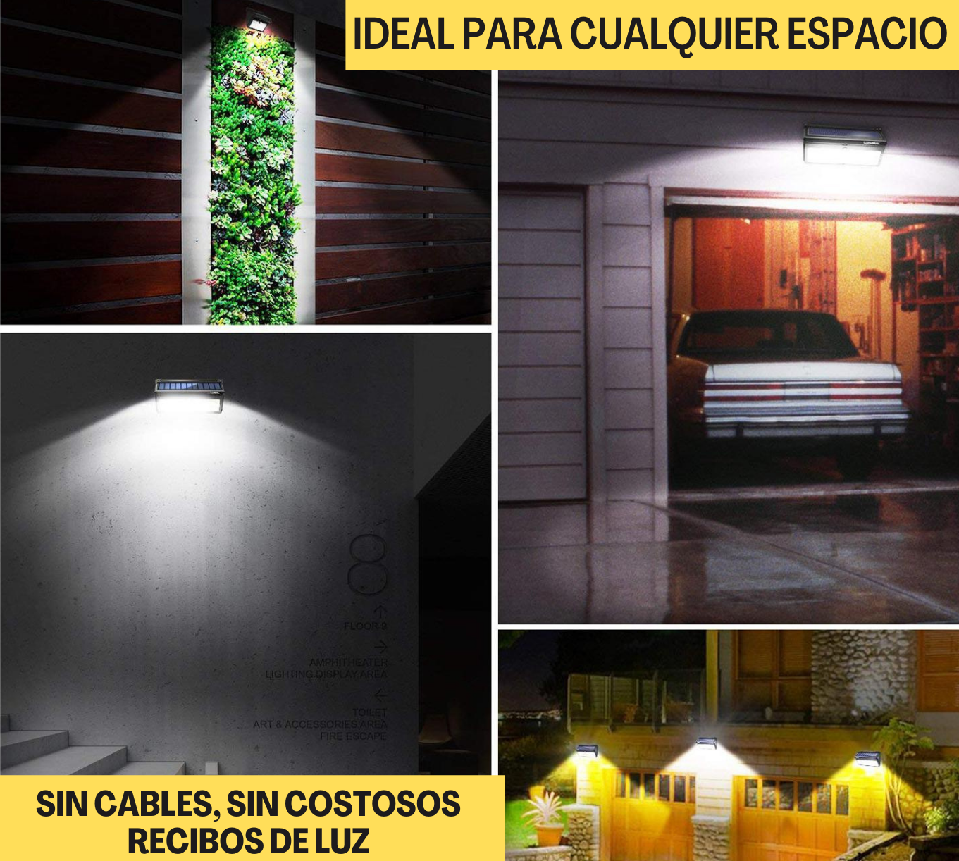 LAMPARA SOLAR 100 LUCES LED - De Shopping Store