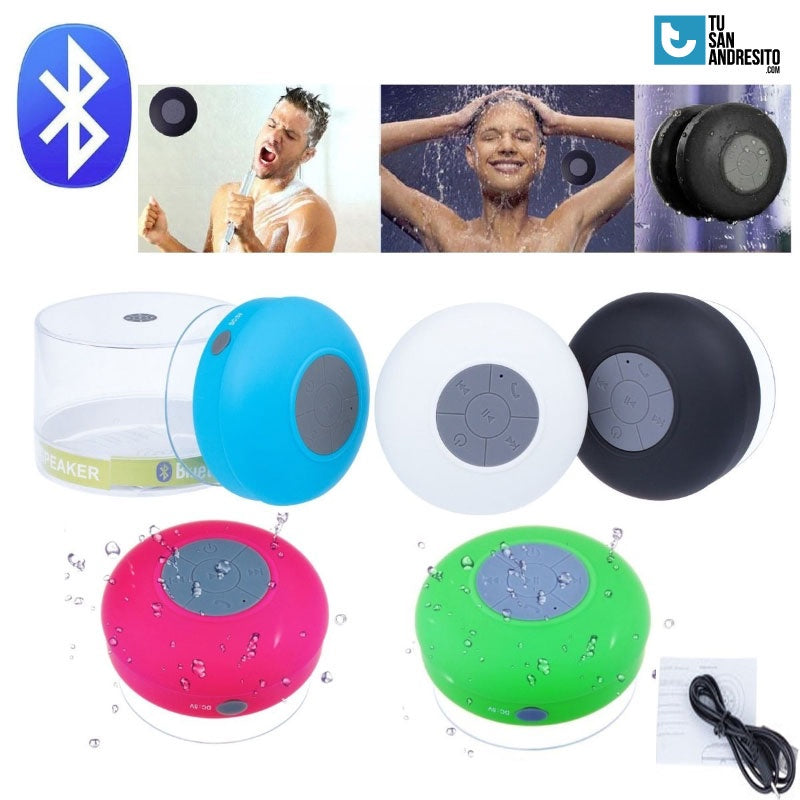 PARLANTE BLUETOOTH DE DUCHA RESISTENTE AL AGUA - De Shopping Store